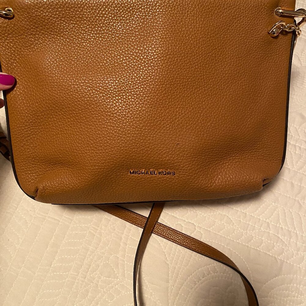 Michael Kors acorn pebbled leather crossbody bag